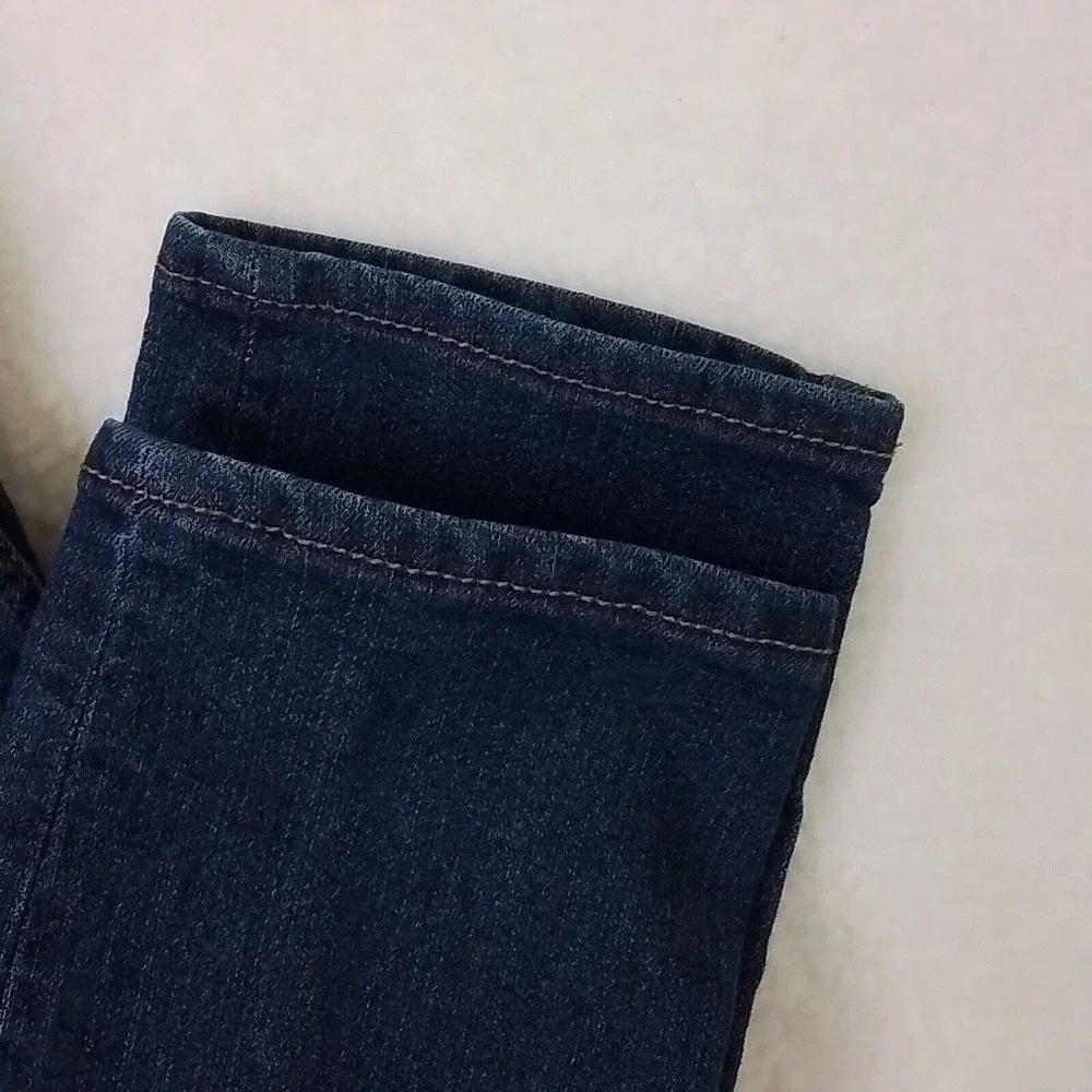 Carters Boys Straight Fit Jeans Sz 6 Dark Wash Denim Adjustable Waist‎